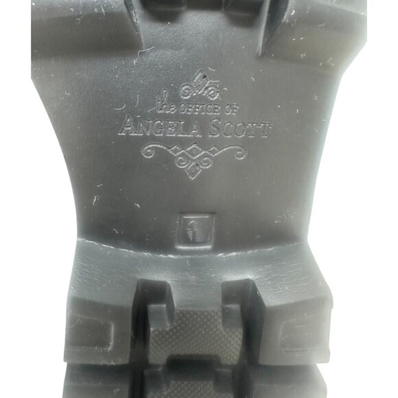 The Office of Angela Scott Miss Lucy Derby Black Wingtip Platform Oxford 13 - Picture 12 of 16